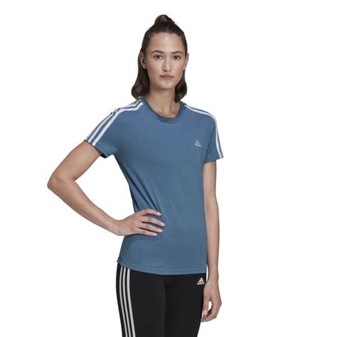 adidas shirt damen blau weiß|blaue T.